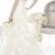 Fit and Flare Sweetheart Ruched Bodice Wedding Dresses - LightIndreaming.com