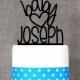 Custom name baby topper - Baby Cake Topper by Chicago Factory- (S073)