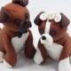 Boxer Dog Cake Topper, Wedding Cake Topper, Pet Cake Topper, Personalized Figurines