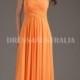 Buy Australia A-line Ruched Sweetheart Orange Chiffon Floor Length Bridesmaid Dresses 8132204 at AU$123.42 - Dress4Australia.com.au