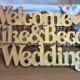 Personalised "Welcome to .... Wedding" sign