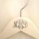 Interlocking Monogram Decal Addition for Bridal Hanger - Custom Personalized Hanger Add-On - Suspended Moments