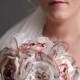 Shabby Chic Bridal Bouquet Handmade