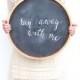 18 1/2" Round Copper Leaf Chalkboard: also available in gold leaf or silver leaf