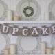 CUPCAKES  Banner for Weddings and  Parties
