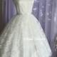 Plus Size. Molly - Retro Style Wedding Dress. Tea Length Vintage Design.