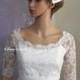 PLUS SIZE. Leila - Vintage Inspired Wedding Dress. Beautiful Retro Style Bridal Gown.