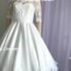 Julia - Vintage Inspired Wedding Dress. Retro Style Bridal Gown.
