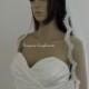 Mantilla Bridal Veil with Alencon Style Lace Choose Length/Color
