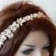 Bridal Silver Rhinestone Headband, wedding Headband, wedding Accessories, Bridal Accessories, Bridal Hair Accessories, Vintage Style