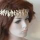 Bridal Gold Rhinestone Headband, wedding Headband, wedding Accessories, Bridal Accessories, Bridal Hair Accessories, Vintage Style