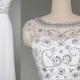White Bridesmaid Dress Handmade beading/Crystal Rhinestone Chiffon Prom Dresses Long Prom Dress Party Dress Long A-Line Formal Dress