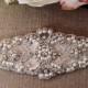 ON SALE Wedding Garter - Bridal Garter - Pearl and Crystal Rhinestone Garter
