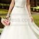 Stella York Satin A-Line Princess Wedding Dress Style 6133