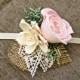 Romantic Wedding Corsage - Mother of the Bride, Natural Wedding, Shabby Chic Rustic Wedding