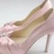 Sweet Pink Wedding Shoes with Rhinestones, Pastel Pink Bridal Shoes, Blush Pink Wedding Shoes, Baby Pink Shoes, Pretty Pink Wedding Shoes