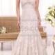 Essense of Australia Fit-And-Flare Strapless Wedding Dress Style D2042