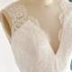 Sheer Illusion Lace Tulle Beach Boho Wedding Dress Bridal Gown