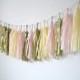 Gold, Blush Pink, Champagne Tassel Garland - Nursery Decor . Gender Reveal Party . Baby Shower Decorations