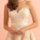 Strapless Sweetheart Knee Length Vintage Lace Wedding Dress - Dressaleonline.com