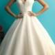 Beaded Cap Sleeves A-line Ball Gown Wedding Dress with Scoop Back