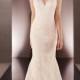 Lace Straps V-neck Lace Wedding Dresses with Low V-back - Modbridal.com