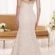 Scalloped Sweetheart A-line Lace Wedding Dresses - Dressaleonline.com