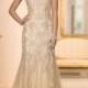 Elegant Fit and Flare Beaded Sweetheart Lace Appliques Wedding Dresses - LightIndreaming.com