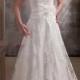 Alluring Satin&Lace A-line Sweetheart Neckline Natural Waistline Wedding Dress