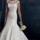 Cap Sleeves Illusion Neckline A-line Wedding Dress