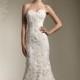 Trumpet Lace Appliques Beaded All Lace Over Wedding Dress with Long Sleeve Jacket
