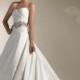 Exclusive Taffeta Sweetheart Ball Gown Wedding Dress with Asymmetrical Draped Drop Waist