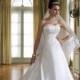 Strapless Crystal Organza Full A-line Formal Bridal Gown