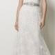 Ivory Embroidered Lace Strapless Fairytale Sweetheart Floor-length Wedding Dress