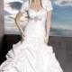 Strapless Ruched Taffeta Sweetheart Wedding Dress with Bolero Jacket