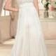Alluring Satin&Lace&Chiffon Empire Strapless Neckline Empire Waistline Wedding Dress