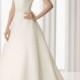 Chiffon and Lace Jewel A-line Elegant Wedding Dress