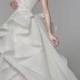Pleated Organza Strapless Sweetheart A-Line 2 in 1 Wedding Dress