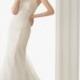 Tulle and Lace High Collar Mermaid Elegant Wedding Dress