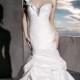 Ruched Taffeta Perfect Sweetheart Wedding Dress with One Shoulder Strap