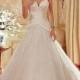Alluring Organza & Tulle & Satin Sweetheart Neckline Natural Waistline Ball Gown Wedding Dress