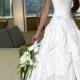 Beautiful Elegant Taffeta A-line Spaghetti Straps Wedding Dress In Great Handwork