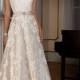 Beautiful Elegant Exquisite A-line V-neck Wedding Dress In Great Handwork
