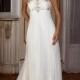 Beautiful Elegant Exquisite Chiffon Wedding Dress In Great Handwork