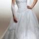 Beautiful Elegant Tulle A-line Strapless Wedding Dress In Great Handwork