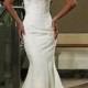Beautiful Elegant Tulle Mermaid/trumpet Strapless Wedding Dress In Great Handwork