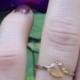 Rose Cut Yellow Sapphire Alternative Engagement Ring Golden Sapphire 14K White Gold
