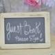 Shabby Chic Wedding Chalkboard Sign 4x6 Rustic Decor (item P10106)