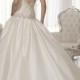 Straps V-neck A-line Hand Beaded Bodice Vintage Wedding Dresses - luckybridalgown.com