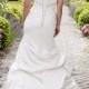 Elegant Strapless Mermaid Ruched Bodice Wedding Dresses - Dressaleonline.com